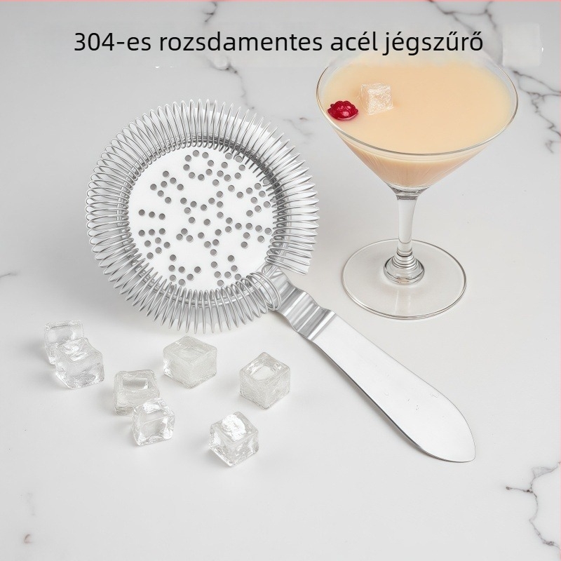 Bárjégszűrő rozsdamentes acélból, 304-as, felület színezhető, kreatív dizájn