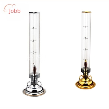 2L/4L elektroplatírozott rézszínű, antik Európai fém boros ágyú