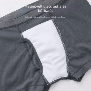 Férfiaknak szánt mosható boxer short enyhe inkontinencia esetén prosztatarák utáni műtét után