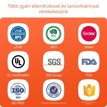 Rozsdamentes acélból készült bárkészlet bambusz állvánnyal, 17 részes készlet tej-tea és koktél shakerhez