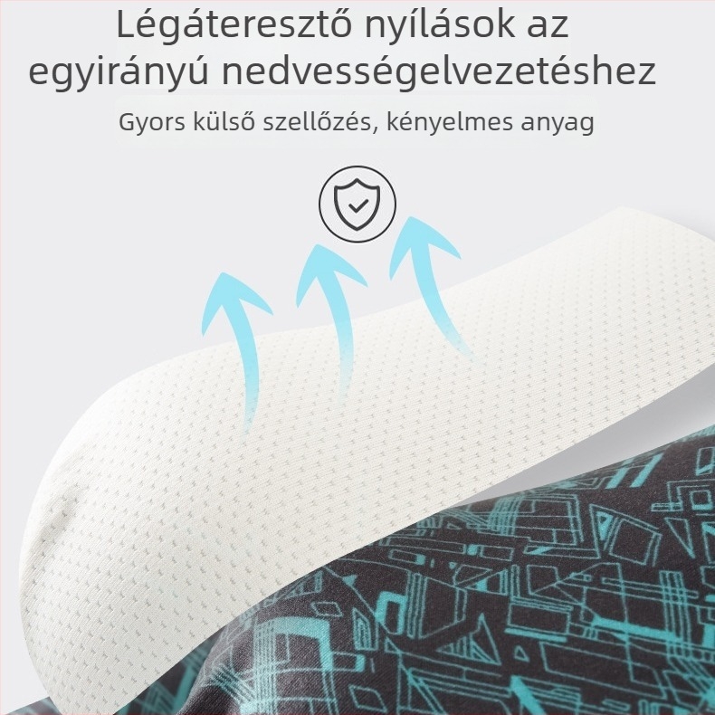 Lineáris textúrájú férfi alsónadrág, középmagas derékkal, lélegző, geometriai mintázatú csíkos boxer, plusz méret