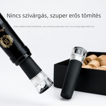 Vákuumos bordugó – megőrzi a kinyitott bor frissességét