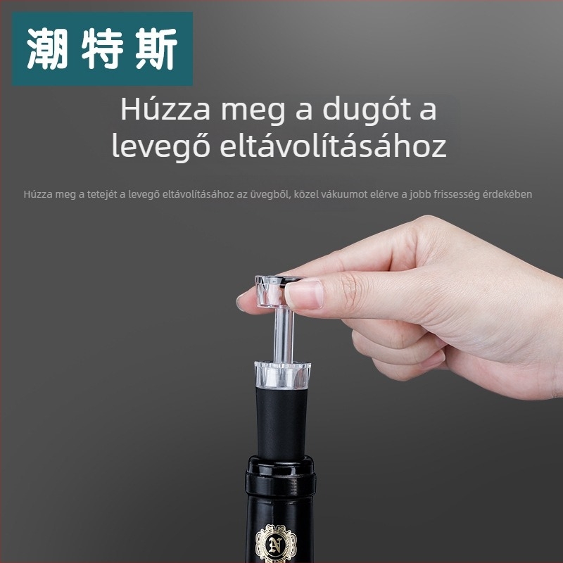 Vákuumos bordugó – megőrzi a kinyitott bor frissességét