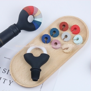 Rabbit Wine Charm Stopper – Prémium szilikon vörösbor dugó üveghez logóval