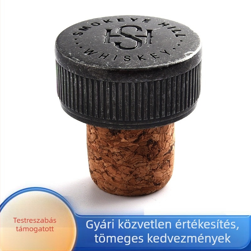 Borosüveg dugó készlet – parafadugó formájú tömítő, univerzális záródugó