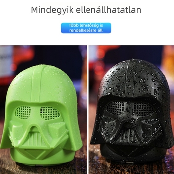 Automata nyomó típusú sörösüvegnyitó, Star Wars ihletésű Fekete Harcos dizájn, rozsdamentes acélból.