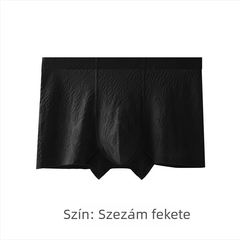 Férfi boxeralsó 100% pamutból, 7A antibakteriális, magas szálak száma, kényelmes és légáteresztő