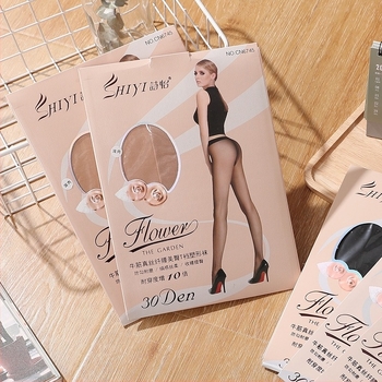 Shiyi 6745 tavasz-nyár 30D harisnyanadrág, T-kereszt, kopásálló, szexi, bőrtónus