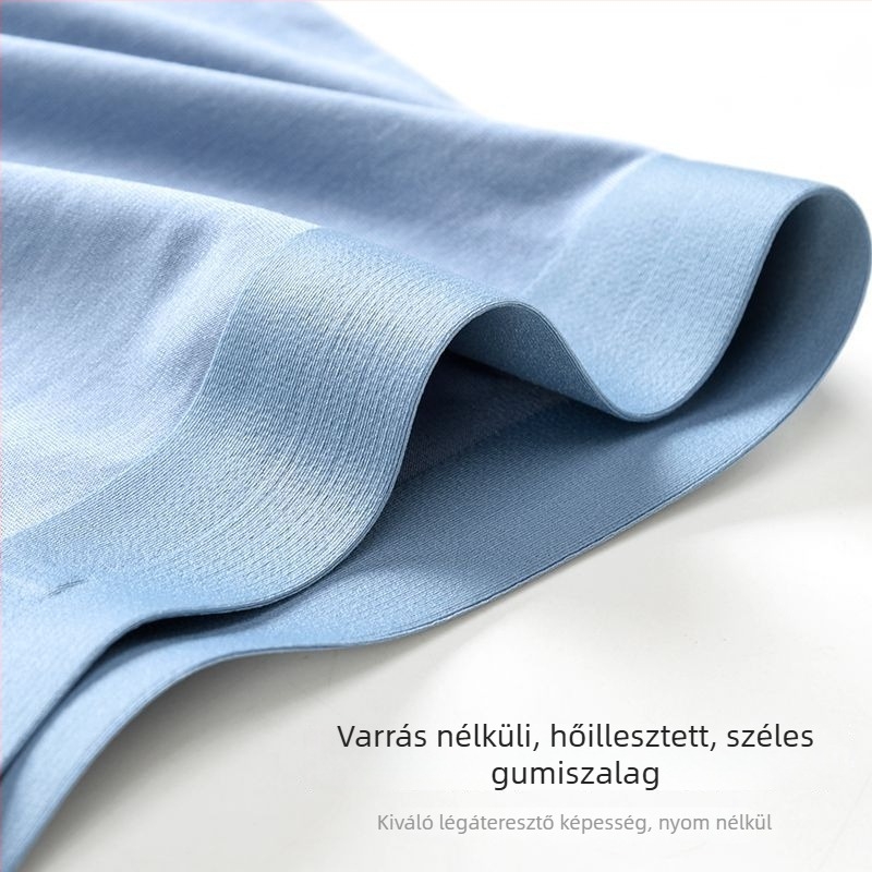 3 darabos férfi Modal boxeralsó mulberry selyem béléses, antibakteriális, varrat nélküli, nagy méret