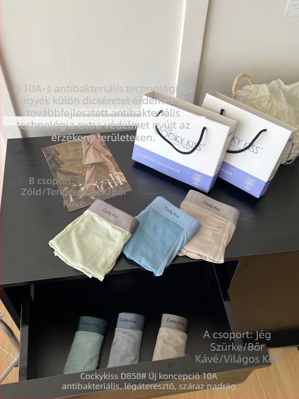 Cockykiss D858 Új Koncepció 10A Antibakteriális, Légáteresztő, Száraz Férfi Alsónemű