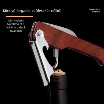 Kreatív, többfunkciós hordozható borkinyitó, háztartási használatra, konyhai sörnyitó
