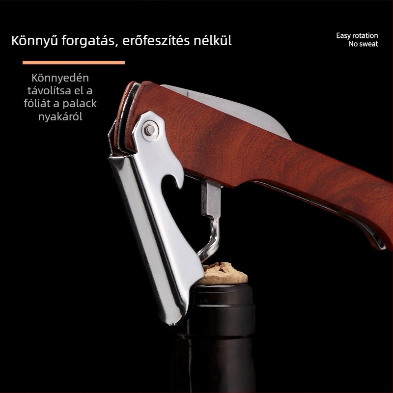 Kreatív, többfunkciós hordozható borkinyitó, háztartási használatra, konyhai sörnyitó