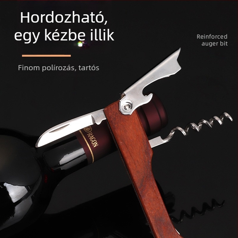 Kreatív, többfunkciós hordozható borkinyitó, háztartási használatra, konyhai sörnyitó