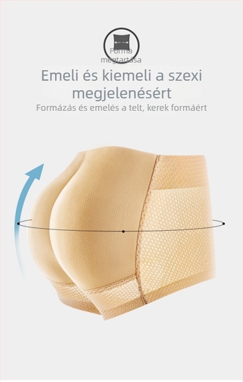 Férfiaknak szóló párnázott fenékemelő fehérnemű, légáteresztő