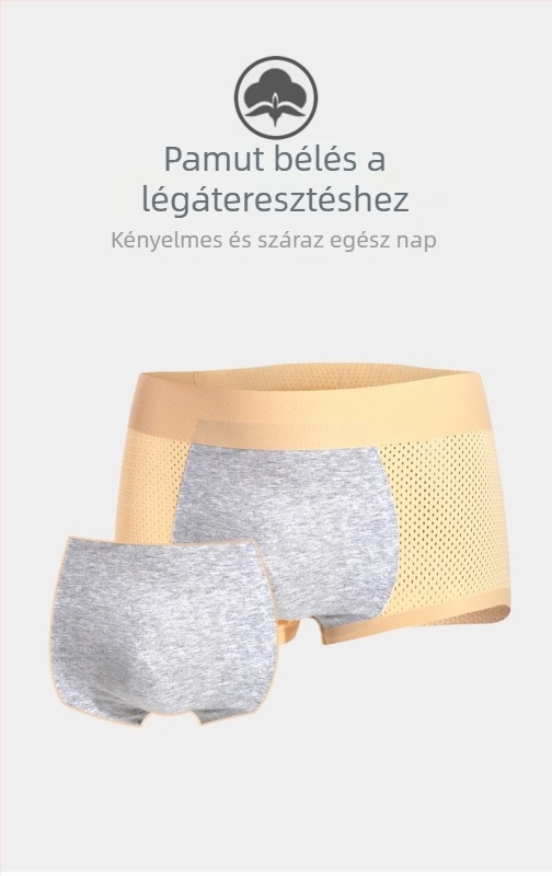 Férfiaknak szóló párnázott fenékemelő fehérnemű, légáteresztő