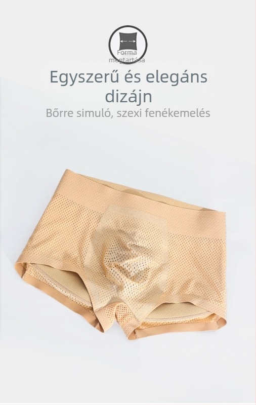 Férfiaknak szóló párnázott fenékemelő fehérnemű, légáteresztő