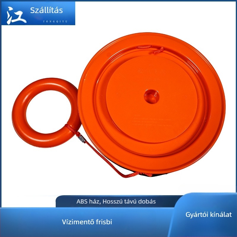 Hordozható vízimentő Frisbee hajító kötéllel