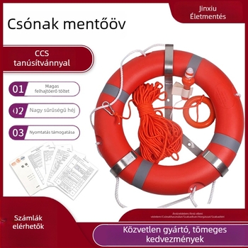 CCS felnőtt műanyag habos mentőgyűrű tengeri úszáshoz és mentéshez