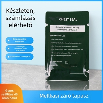 Pneumothorax mellkas záró tapasz – négylyukas, szürke csomagolás