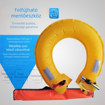 Felfújható mentőöv derékhoz, kézi és automata gyors felfúvással