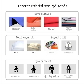 Ifjúsági mentőmellény, csónakázáshoz, úszáshoz és horgászathoz
