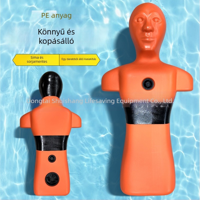 Vízmentési gyakorlóbáb, vízi mentés és fulladás elsősegély-szimulációhoz