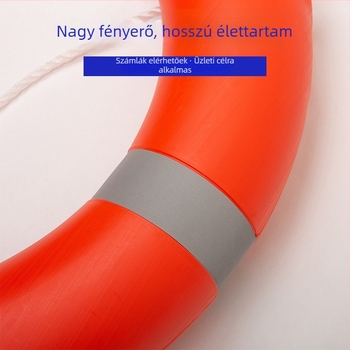 Felnőtt mentőgyűrű, nagy felhajtóerővel, tömör habosított műanyagból készült vészhelyzeti mentéshez árvíz esetén