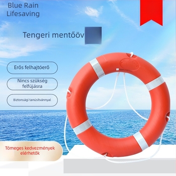 Testreszabható felnőtt tengeri műanyag mentőgyűrű kemény habmaggal, raftoláshoz és árvízvédelmi feladatokra