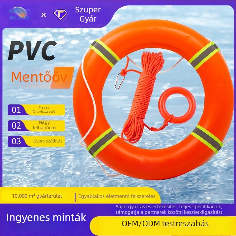 Sürgősségi mentőgyűrű szilárd habból – úszógyűrű felnőtteknek és gyermekeknek árvízi mentéshez