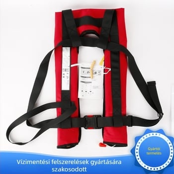 Felnőtt kézi és automata felfújható mentőmellény, nyakba rögzített típus, horgászathoz, CCS tanúsítvánnyal