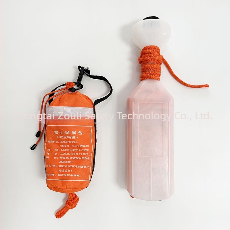 Szakmai lebegő életmentő kötél dobózsákkal hajózási mentéshez