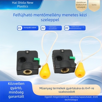 Sürgősségi felfújható mentőmellény menetes kézi szeleppel, pontos nyomásbeállítás