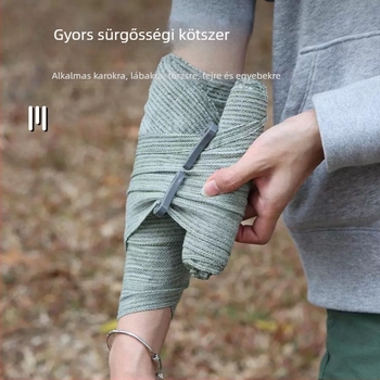 Kültéri rugalmas taktikai turnike, elsősegély-gyakorlat és trauma, vákuumos nyomású kötszer