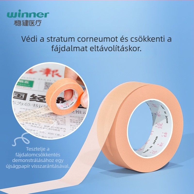 Winner szilárd nemszövött ragasztószalag izmok támogatására, kötés és sebkezelés, alacsony irritációjú ragasztó