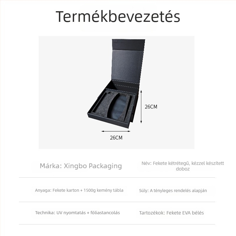 Fedéllel ellátott ajándékdoboz figuráknak és gyűjteményeknek, négyszögletes teásdoboz csomagolás, testreszabható ajándékdoboz