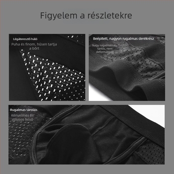 Férfi modal alsónemű hálós mintával, középmagas derék, EU/US szabás