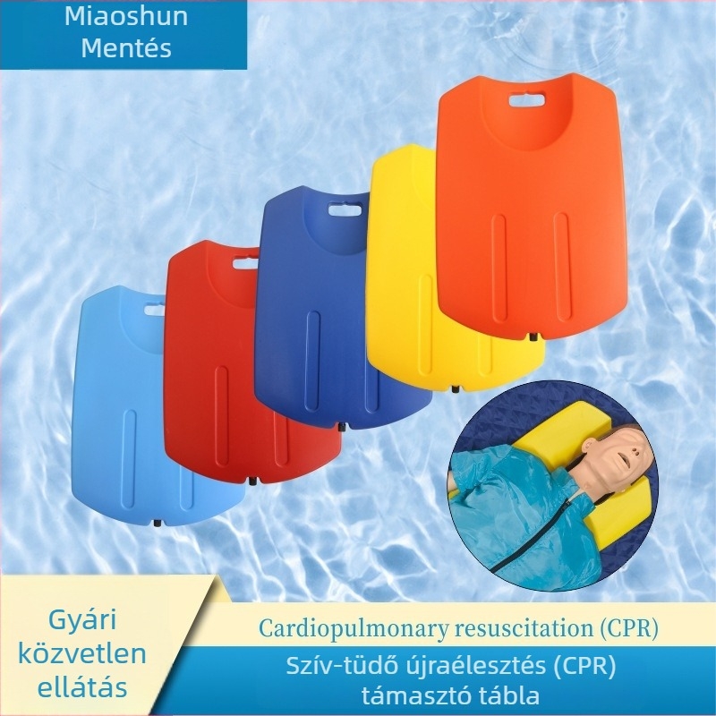 CPR tábla kardiopulmonáris újraélesztéshez, mellkasi nyomásokkal és elsősegély