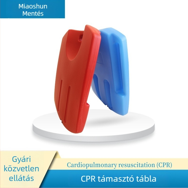 CPR tábla kardiopulmonáris újraélesztéshez, mellkasi nyomásokkal és elsősegély
