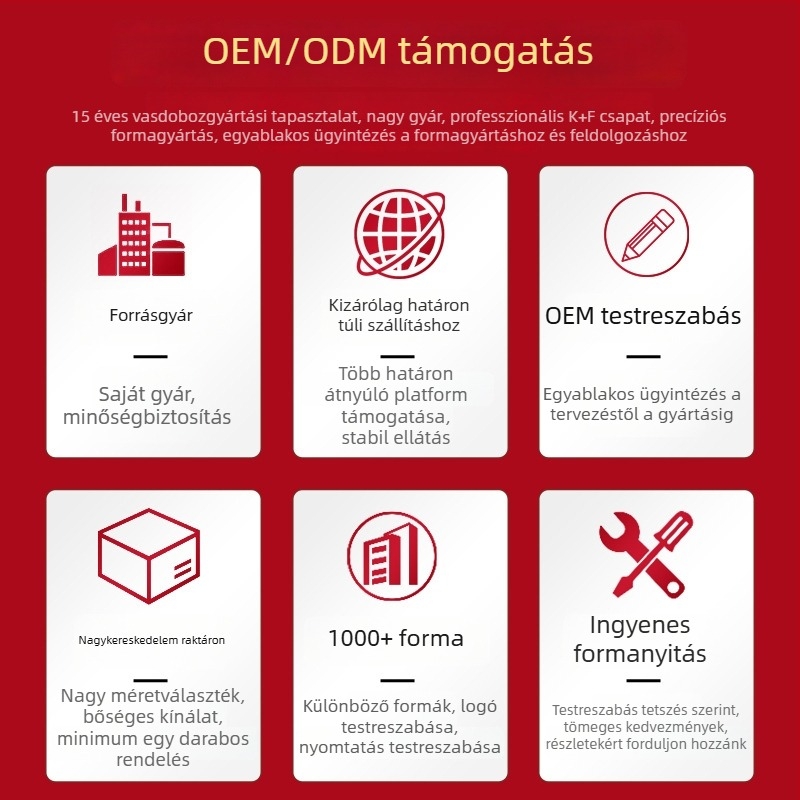 Személyre szabható kis zöld mandarin-teásdoboza, élelmiszer-minőségű fémdoboz, kör alakú, domború fedél