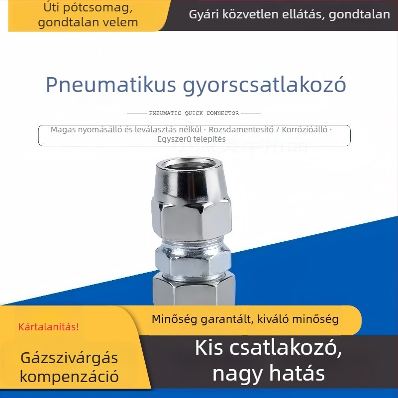 4–16 mm-es levegőcső gyorscsatlakozó készlet teherautókhoz és utánfutókhoz