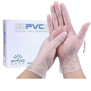Yingke Medical egyszer használatos PVC ellenőrző kesztyűk, pormentes, konyhai és élelmiszer- vagy laboratóriumi használatra, 100 darabos dobozban