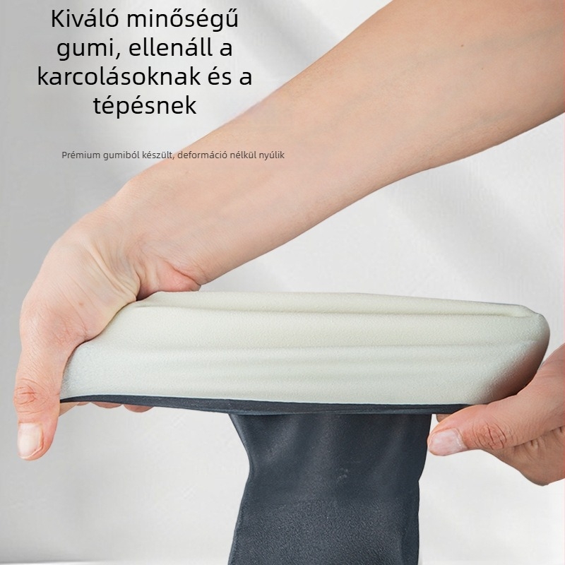 Neoprén kesztyű ipari munkához, csúszásmentes, kopásálló, sav- és lúgálló kémiai védőkesztyű