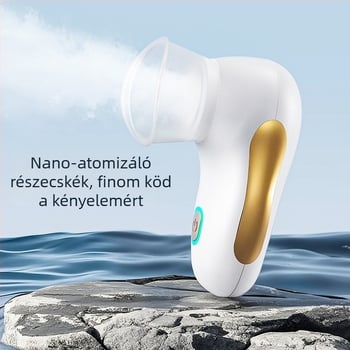 Hordozható elektromos szemmosó készülék nano permettel a hidratálásért és a száraz szem tüneteinek enyhítéséért