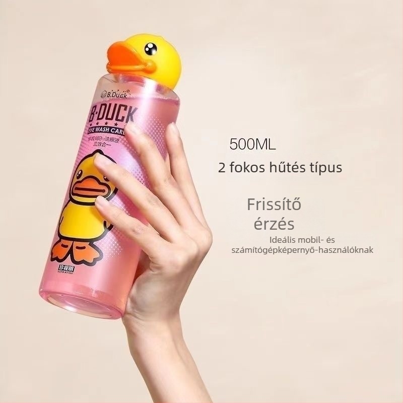 Cherish Ming Szemmosó Oldat Kis Sárga Kacsa Mintával, 500 ml, Szemmosó Pohár