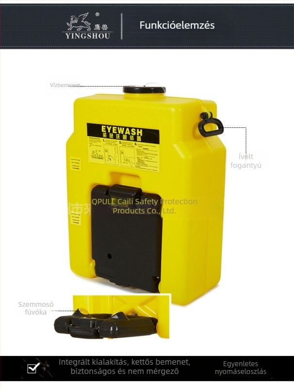 Fali szemmosó készülék, modell 6650, Eagle Beast, polietilén, 53 L