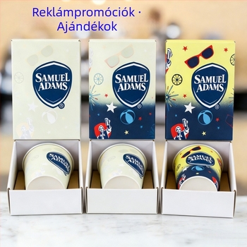 Színváltó alumínium pohár, 401–500 ml, testreszabható hideg italokhoz, modern minimalist dizájn