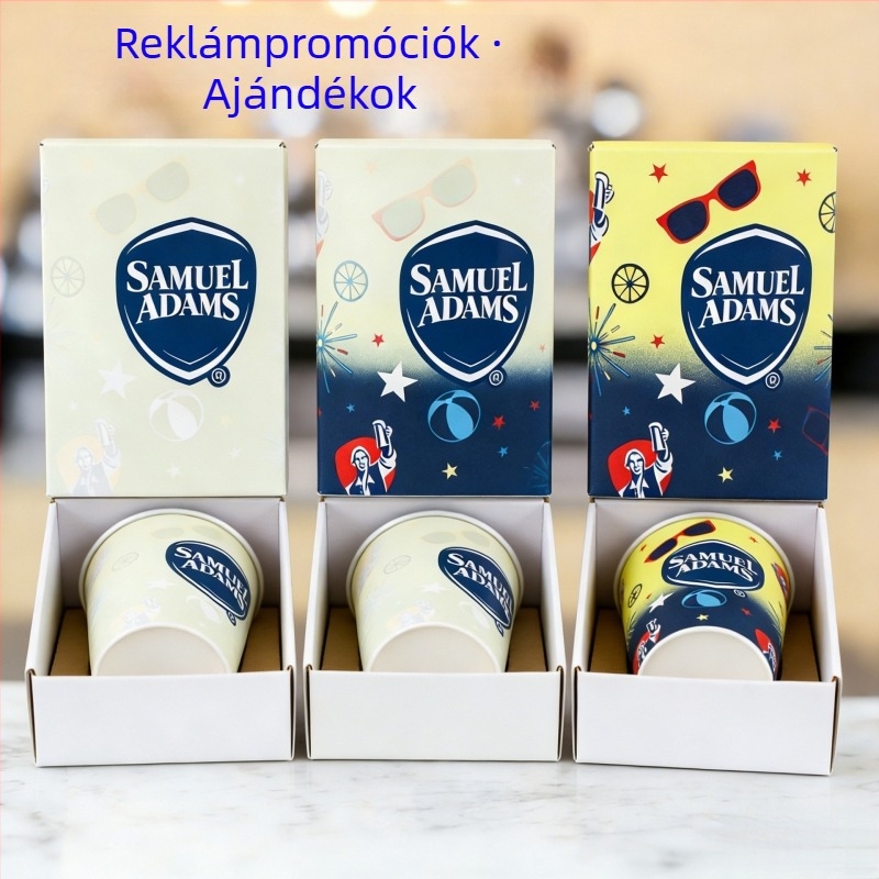 Színváltó alumínium pohár, 401–500 ml, testreszabható hideg italokhoz, modern minimalist dizájn