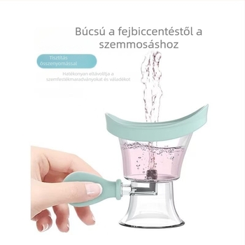 Szemmosó pohár, szemmosó eszköz, hordozható szemmosó készülék, szemek tisztítása és ápolása, enyhíti a szárazságot és a szem fáradtságát