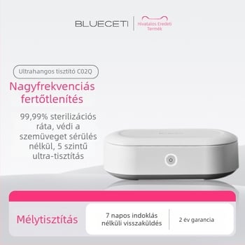 Blueceti Ultrahangos Tisztító Szemüvegre, Ékszerekre és Fogápolásra