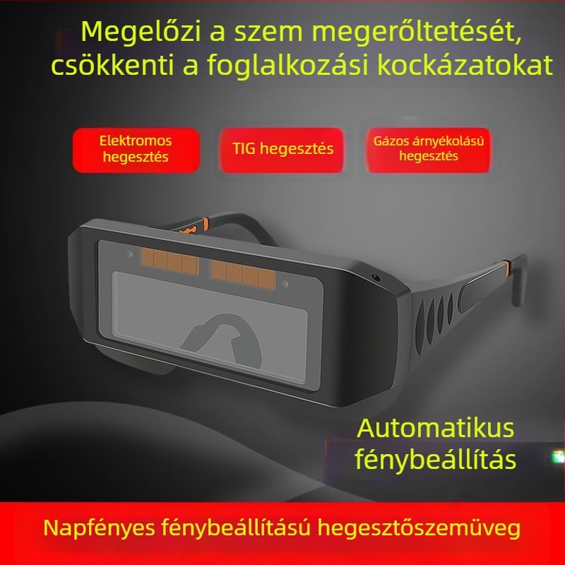 Automata sötétedő hegesztő szemüveg – szemvédelem, tükröződésmentes